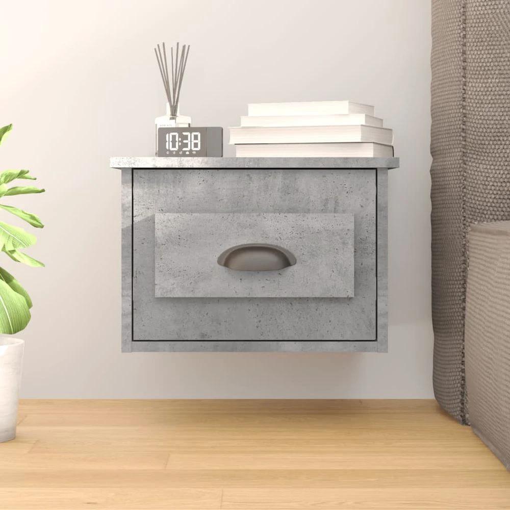 Wall-mounted Bedside Cabinet White 41.5x36x28cm by vidaXL