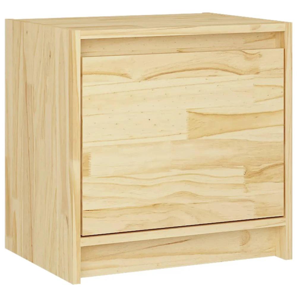 vidaXL Bedside Cabinet 40x30.5x40 cm vidaXL Solid Pinewood - Nightstands Bedside Table