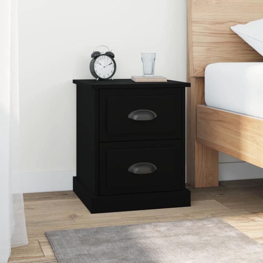 vidaXL Bedside Cabinet White 39x39x47.5 cm vidaXL Engineered Wood - Nightstands Bedside Table