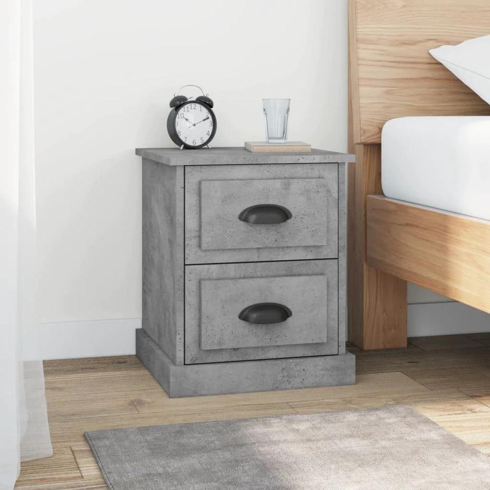 Bedside Cabinet White 39x39x47.5 cm vidaXL Engineered Wood by vidaXL