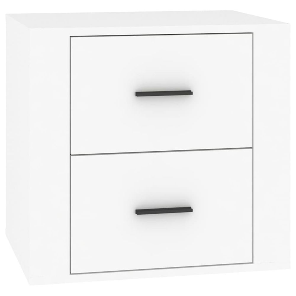 vidaXL Bedside Cabinet White 50x39x47 cm vidaXL - Nightstands Bedside Table