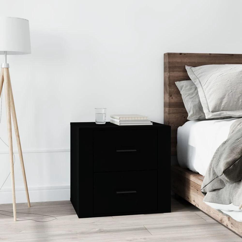 vidaXL Bedside Cabinet White 50x39x47 cm vidaXL - Nightstands Bedside Table