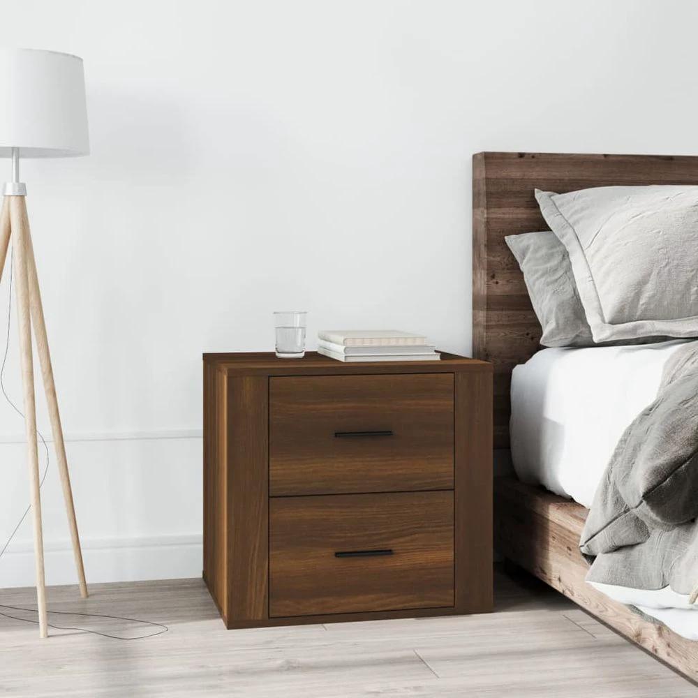 vidaXL Bedside Cabinet White 50x39x47 cm vidaXL - Nightstands Bedside Table