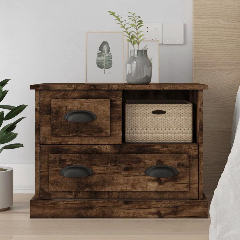 Bedside Cabinet White 60x39x45 cm vidaXL by vidaXL