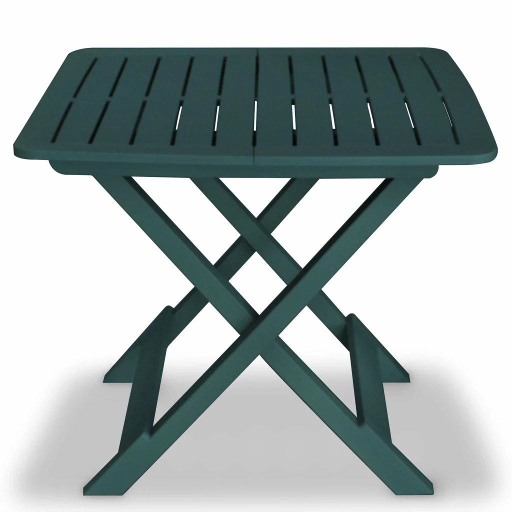 vidaXL 3 Piece Folding Bistro Set Plastic Anthracite - Bistro Sets