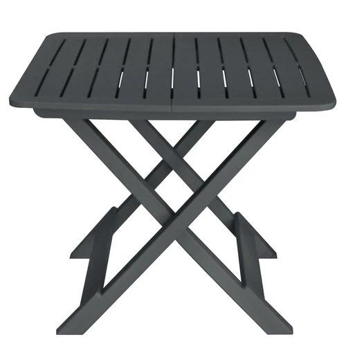 vidaXL 3 Piece Folding Bistro Set Plastic Anthracite by vidaXL