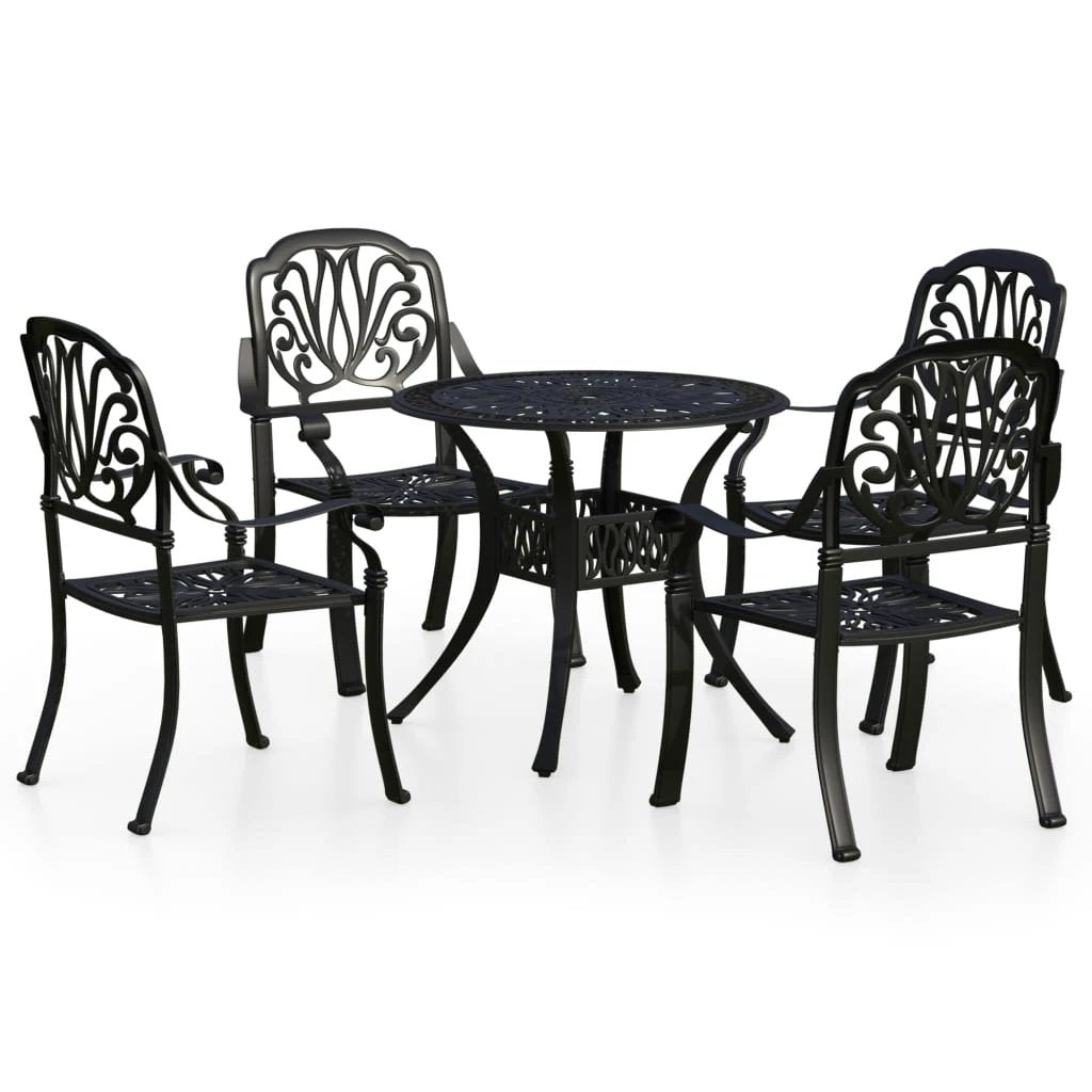 vidaXL 3 Piece Bistro Set Cast Aluminium Bronze by vidaXL