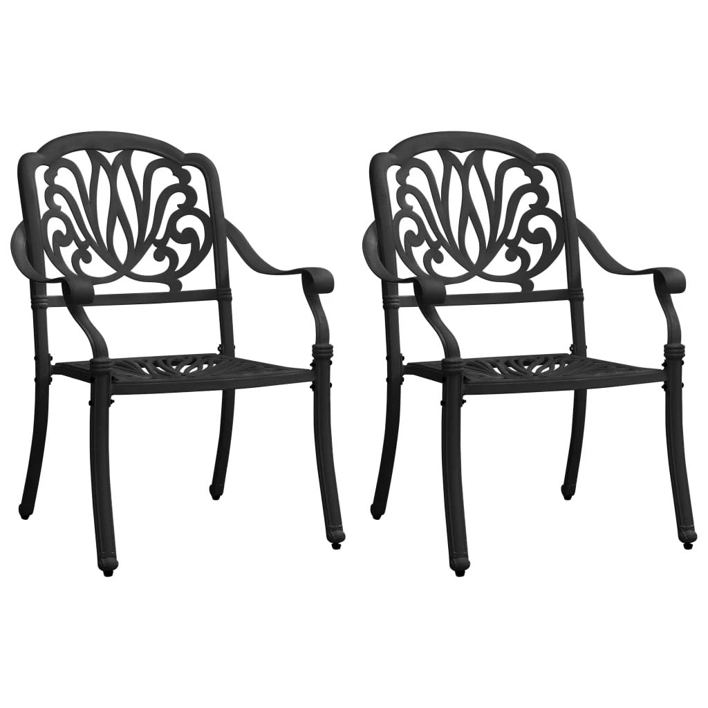 vidaXL 3 Piece Bistro Set Cast Aluminium Bronze by vidaXL