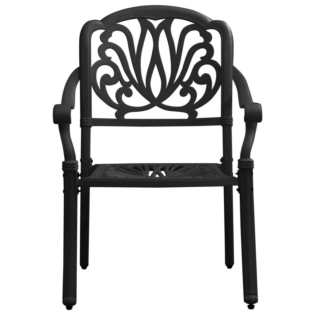 vidaXL 3 Piece Bistro Set Cast Aluminium Bronze by vidaXL