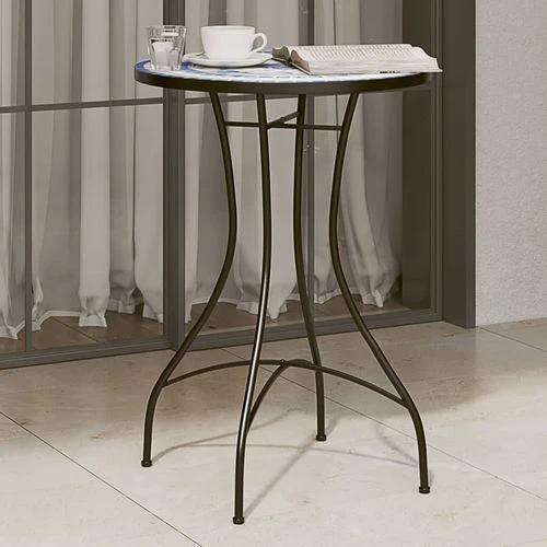 vidaXL Mosaic Bistro Table Terracotta 60 cm Ceramic - Bistro Sets