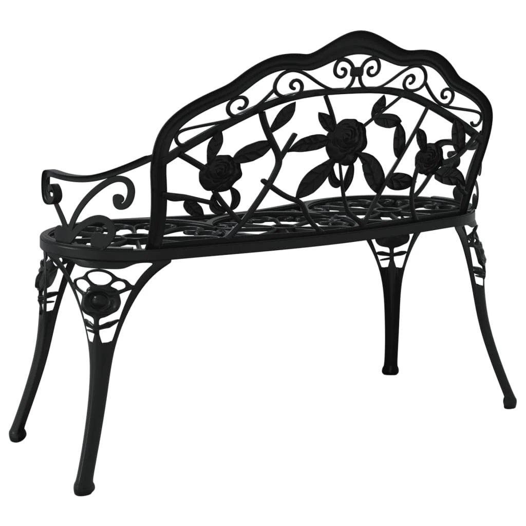 vidaXL Bistro Bench 100cm Bronze Cast Aluminium by vidaXL