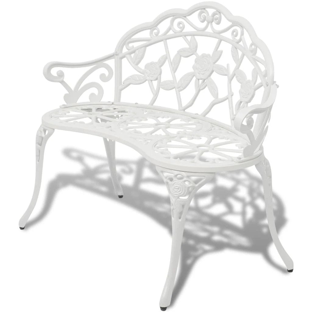 vidaXL Bistro Bench 100cm Bronze Cast Aluminium by vidaXL