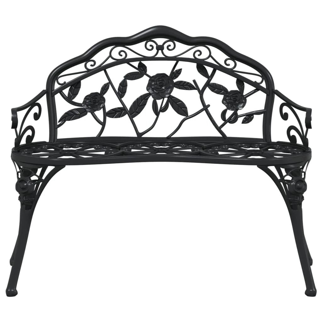vidaXL Bistro Bench 100cm Bronze Cast Aluminium by vidaXL