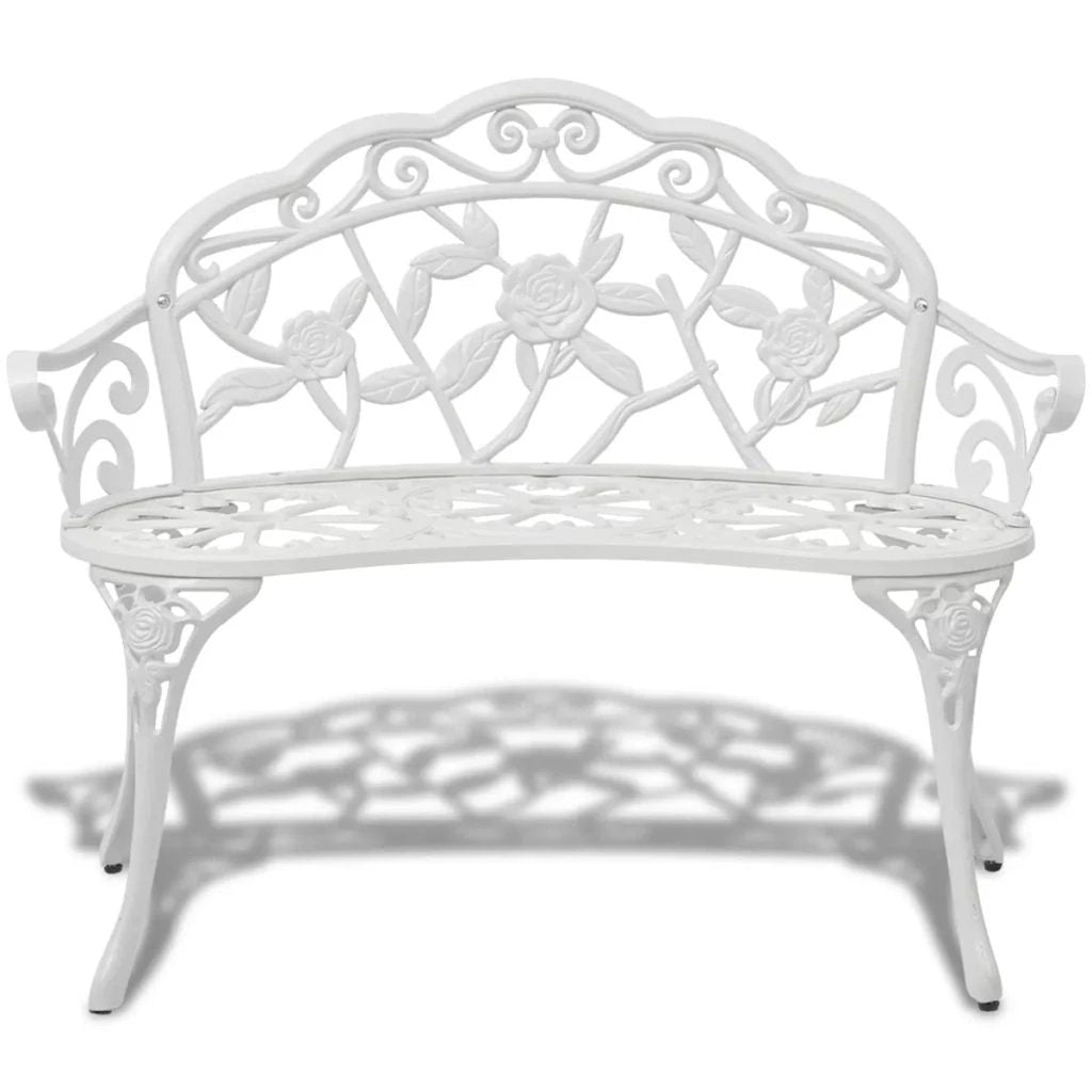 vidaXL Bistro Bench 100cm Bronze Cast Aluminium by vidaXL