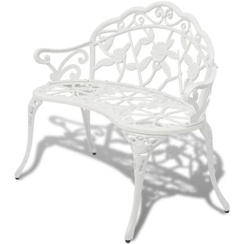 vidaXL Bistro Bench 100cm Bronze Cast Aluminium by vidaXL