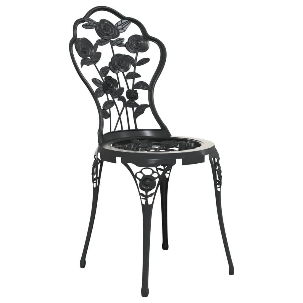 vidaXL Bistro Chairs 2 pcs Bronze Cast Aluminium by vidaXL