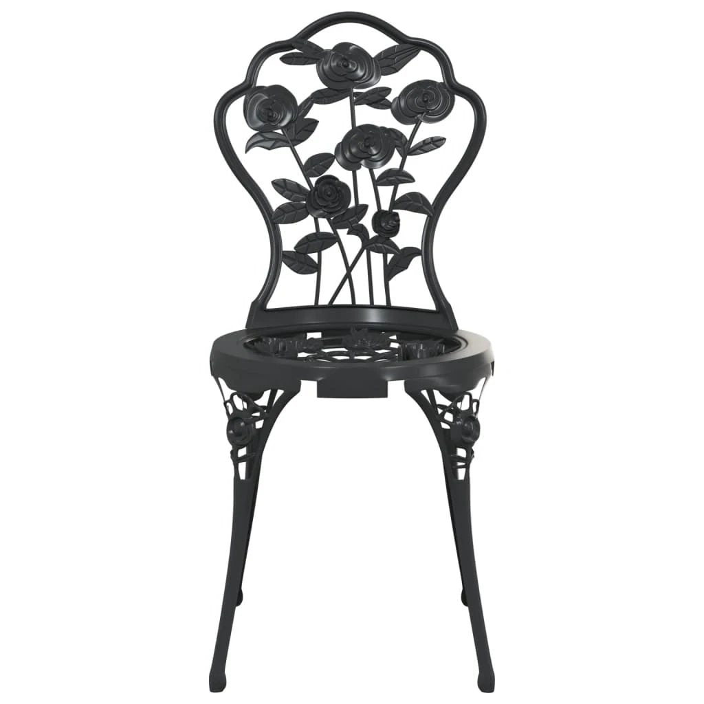 vidaXL Bistro Chairs 2 pcs Bronze Cast Aluminium by vidaXL