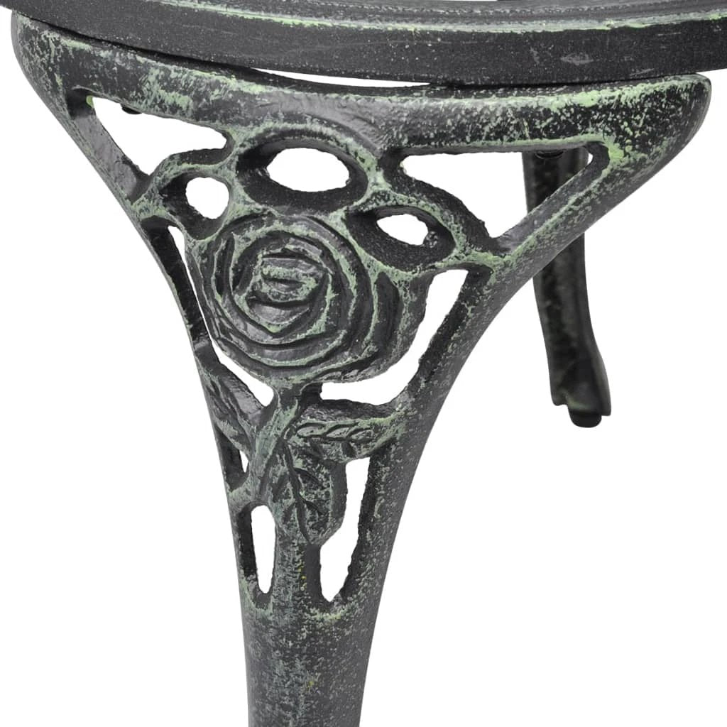 vidaXL Bistro Chairs 2 pcs Bronze Cast Aluminium - Bistro Sets