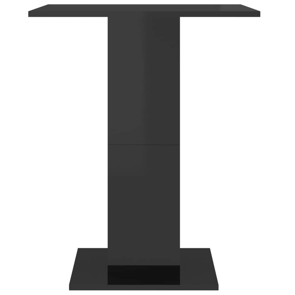 vidaXL vidaXL Bistro Table Smoked Oak 60x60x75 cm Engineered Wood - Bistro Sets