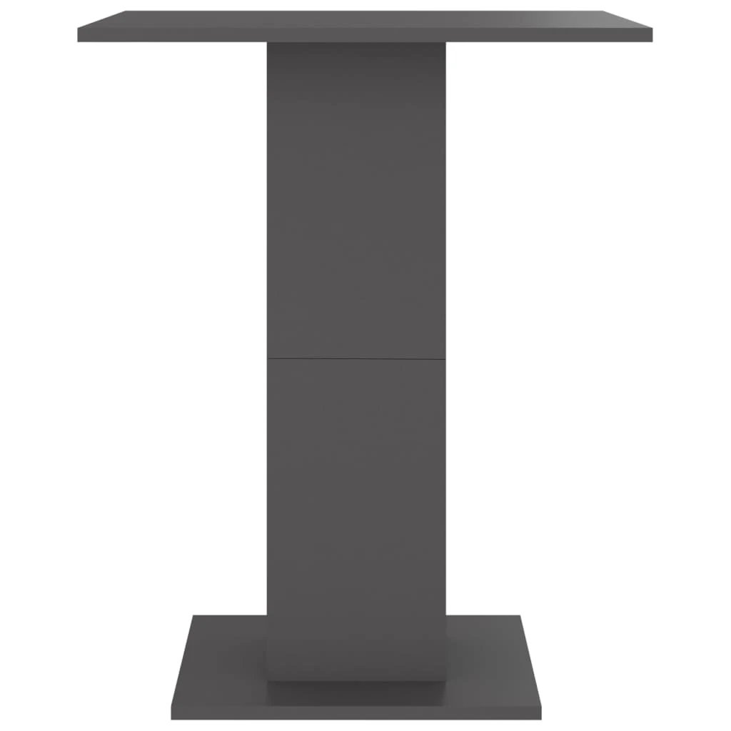 vidaXL Bistro Table Smoked Oak 60x60x75 cm Engineered Wood by vidaXL