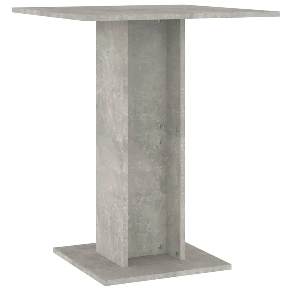 vidaXL Bistro Table Smoked Oak 60x60x75 cm Engineered Wood by vidaXL