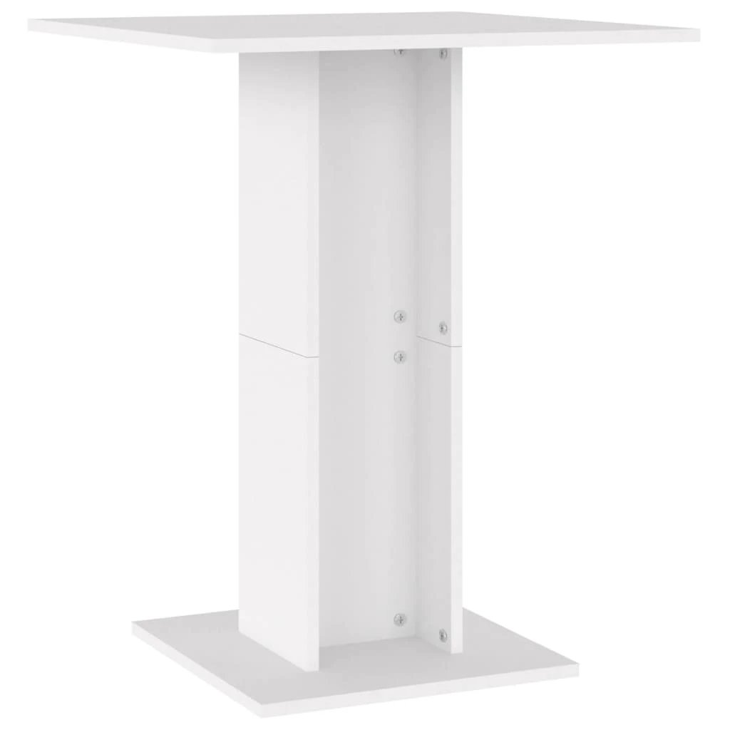 vidaXL Bistro Table Smoked Oak 60x60x75 cm Engineered Wood by vidaXL