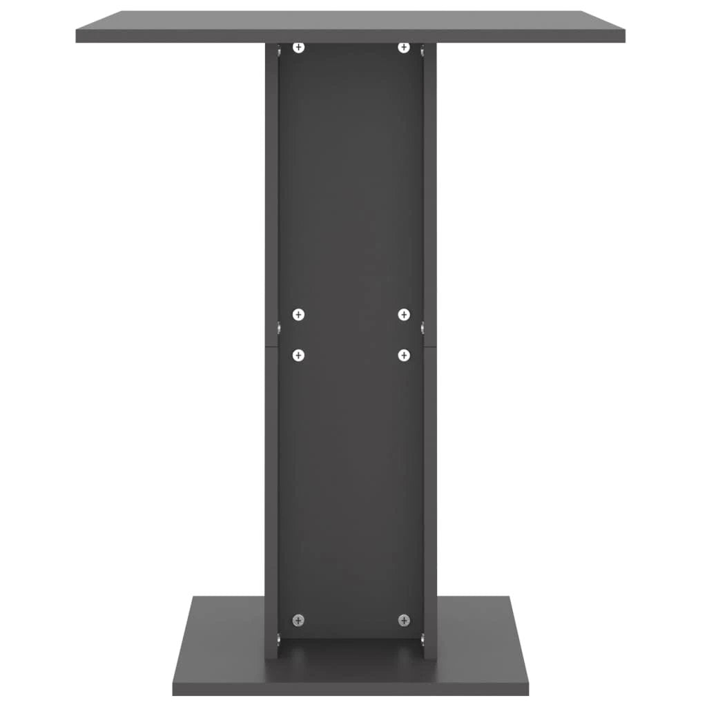 vidaXL Bistro Table Smoked Oak 60x60x75 cm Engineered Wood by vidaXL