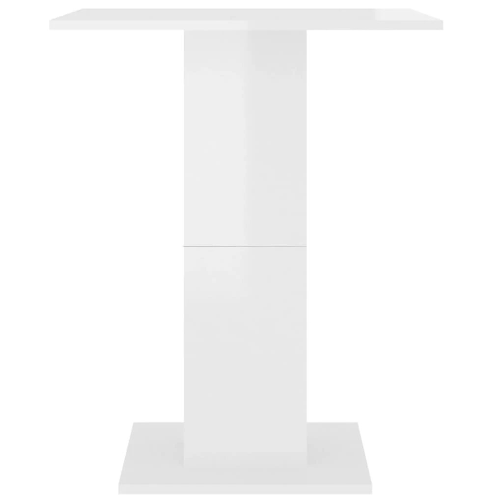 vidaXL vidaXL Bistro Table Smoked Oak 60x60x75 cm Engineered Wood - Bistro Sets