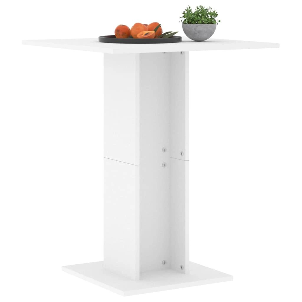 vidaXL Bistro Table Smoked Oak 60x60x75 cm Engineered Wood by vidaXL