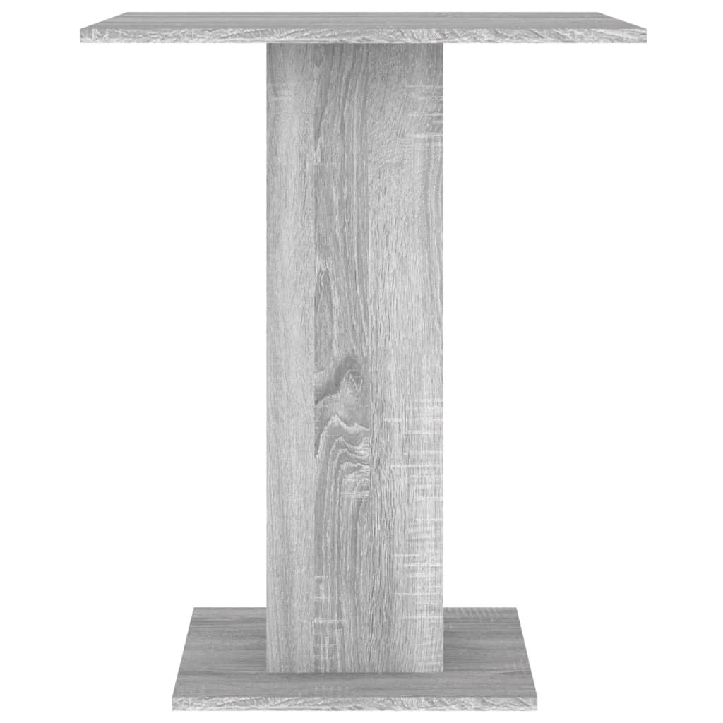 vidaXL Bistro Table Smoked Oak 60x60x75 cm Engineered Wood by vidaXL