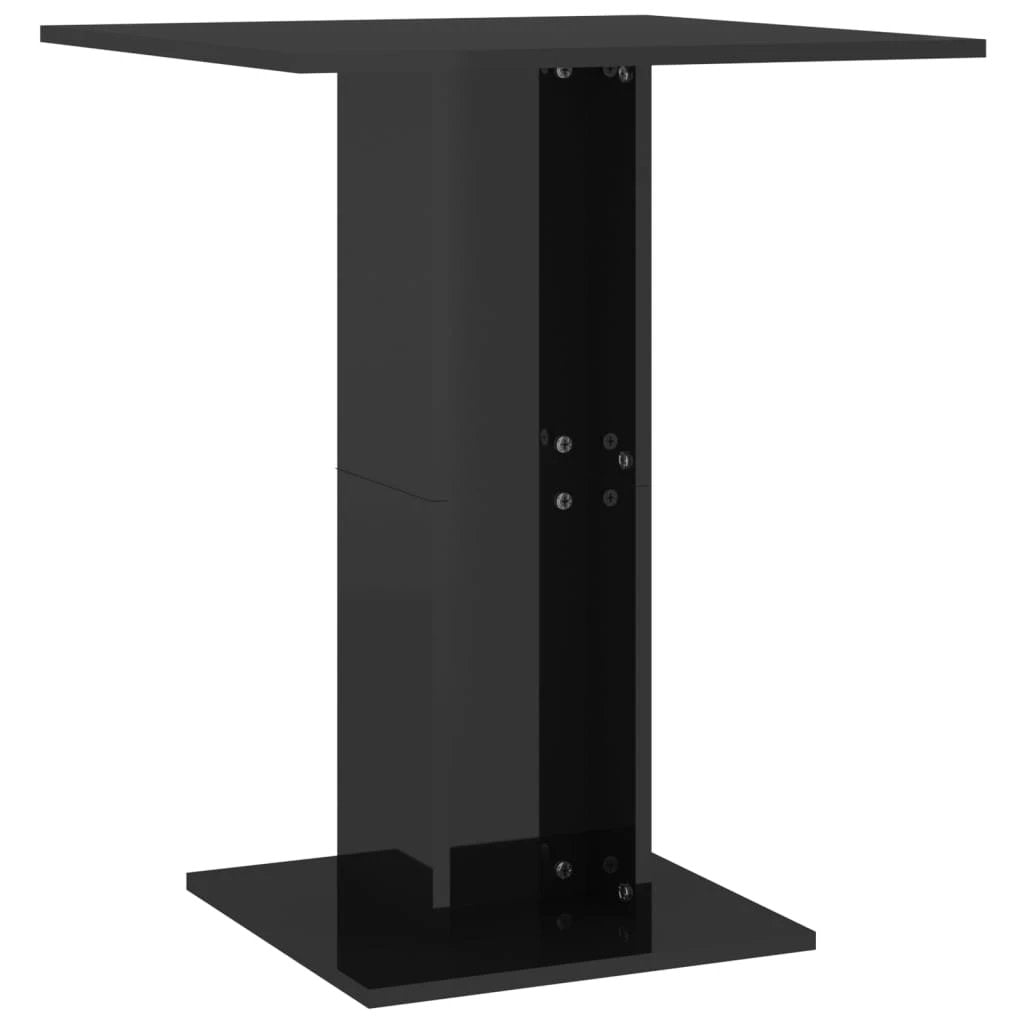 vidaXL vidaXL Bistro Table Smoked Oak 60x60x75 cm Engineered Wood - Bistro Sets