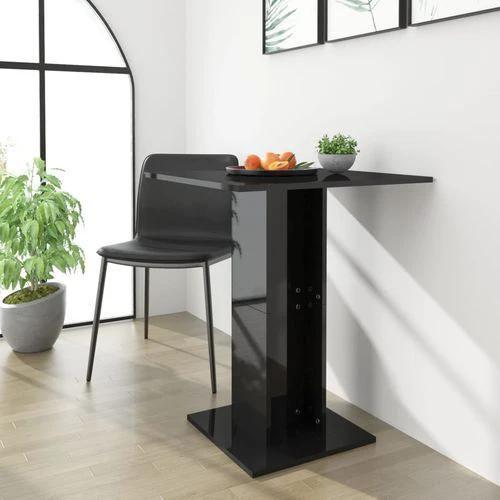vidaXL Bistro Table Smoked Oak 60x60x75 cm Engineered Wood by vidaXL