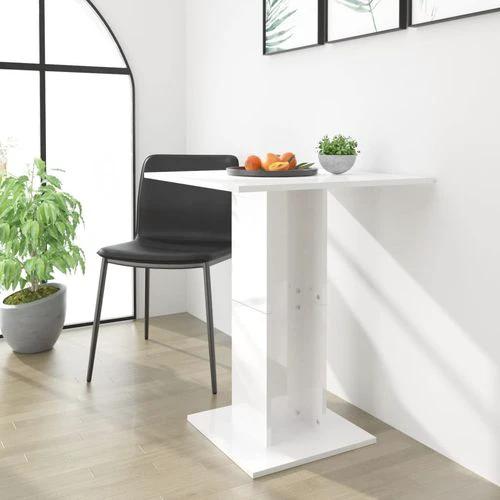 vidaXL Bistro Table Smoked Oak 60x60x75 cm Engineered Wood by vidaXL