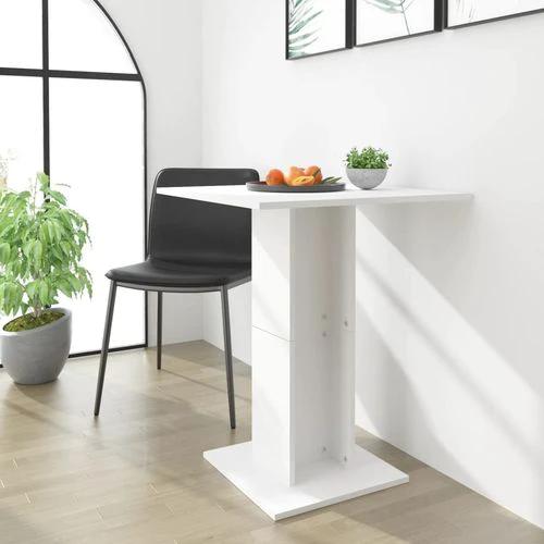 vidaXL Bistro Table Smoked Oak 60x60x75 cm Engineered Wood by vidaXL
