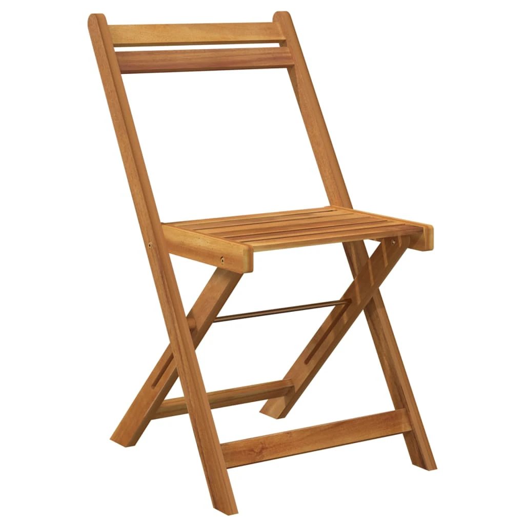 vidaXL 3 Piece Folding Bistro Set Solid Wood Acacia by vidaXL