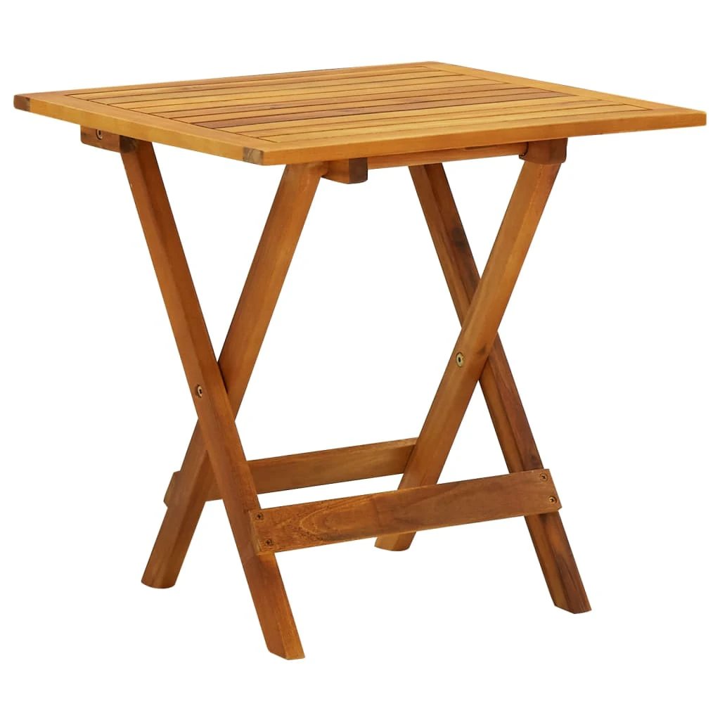 vidaXL Bistro Table 46x46x47 cm Solid Acacia Wood - Bistro Sets