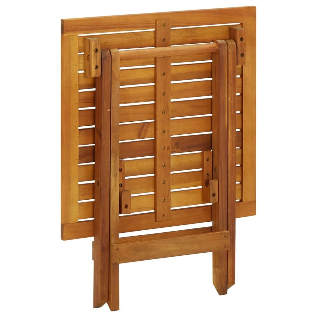 vidaXL Bistro Table 46x46x47 cm Solid Acacia Wood - Bistro Sets