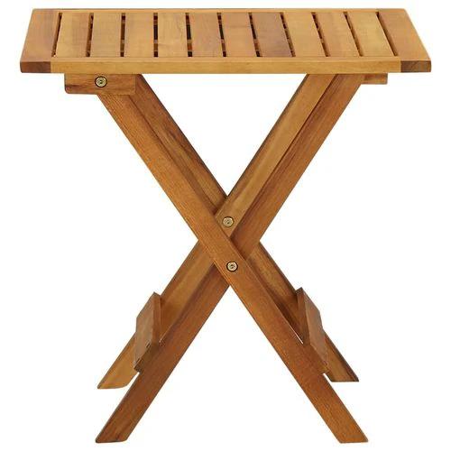 vidaXL Bistro Table 46x46x47 cm Solid Acacia Wood - Bistro Sets