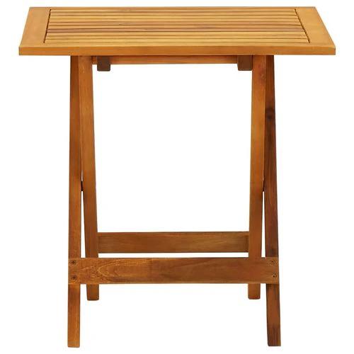 vidaXL Bistro Table 46x46x47 cm Solid Acacia Wood - Bistro Sets