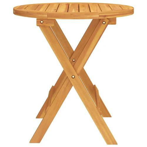 vidaXL Bistro Table Ø46x47 cm Solid Wood Acacia by vidaXL