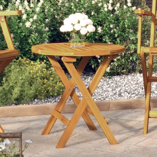 vidaXL Bistro Table Ø46x47 cm Solid Wood Acacia by vidaXL