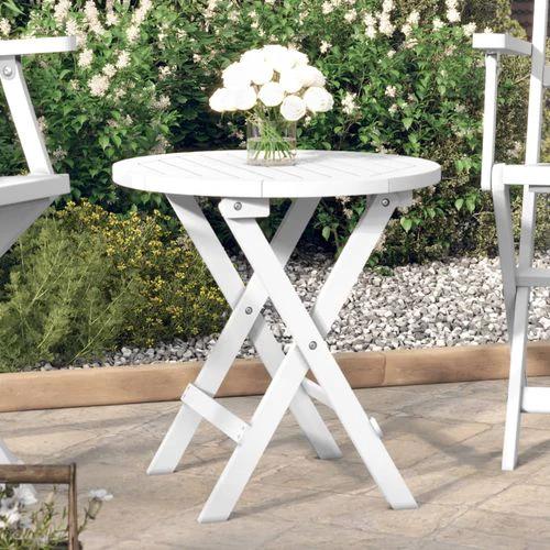 vidaXL Bistro Table Ø46x47 cm Solid Wood Acacia by vidaXL