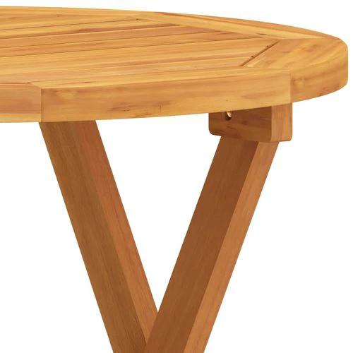 vidaXL Bistro Table Ø46x47 cm Solid Wood Acacia by vidaXL
