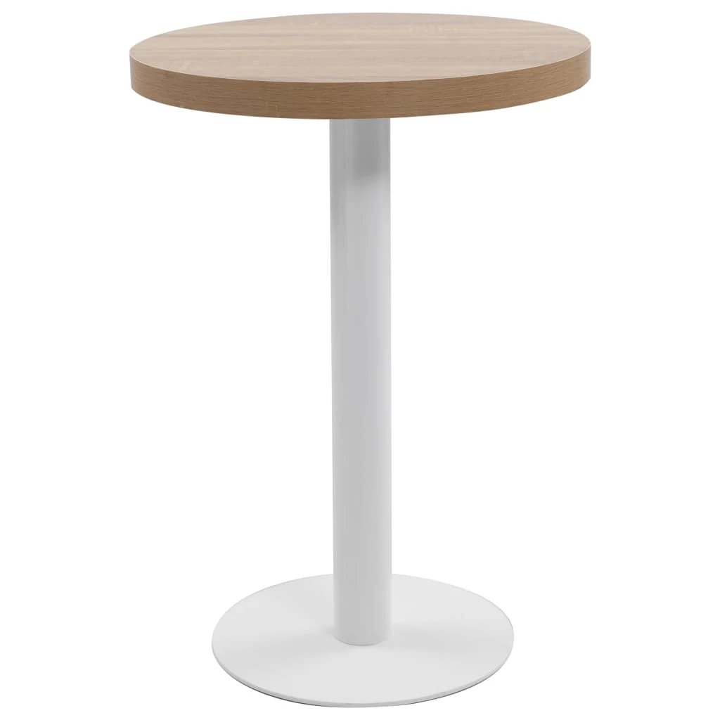 vidaXL Bistro Table Light Brown 40 cm MDF by vidaXL
