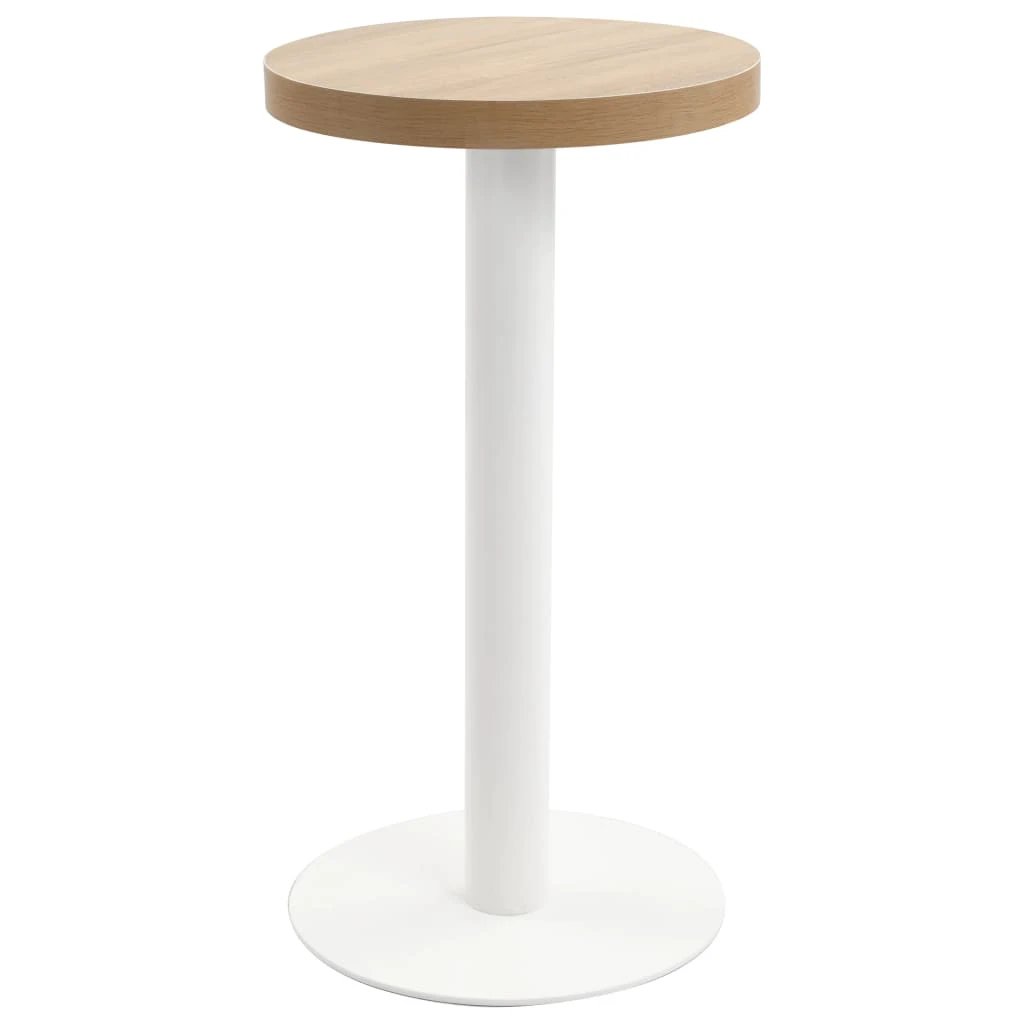 vidaXL Bistro Table Light Brown 40 cm MDF by vidaXL