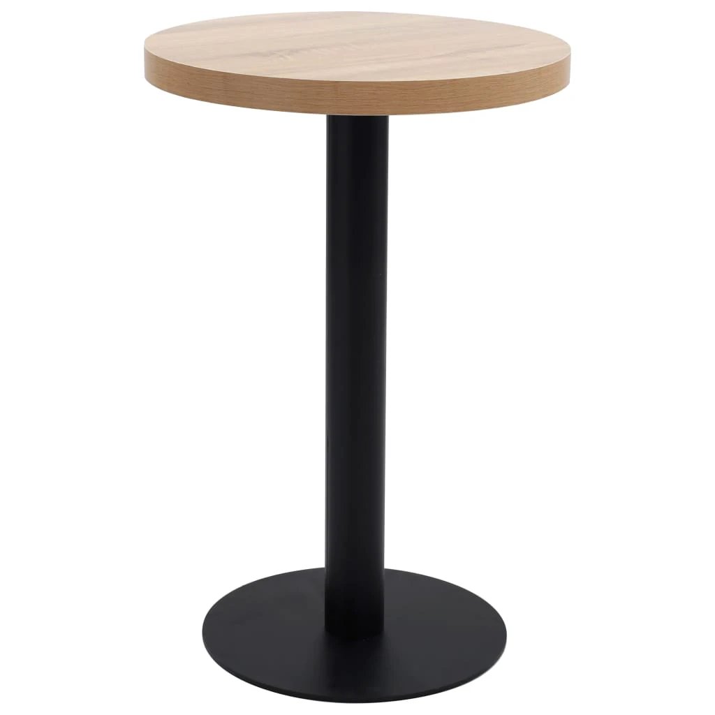 vidaXL vidaXL Bistro Table Light Brown 40 cm MDF - Bistro Sets