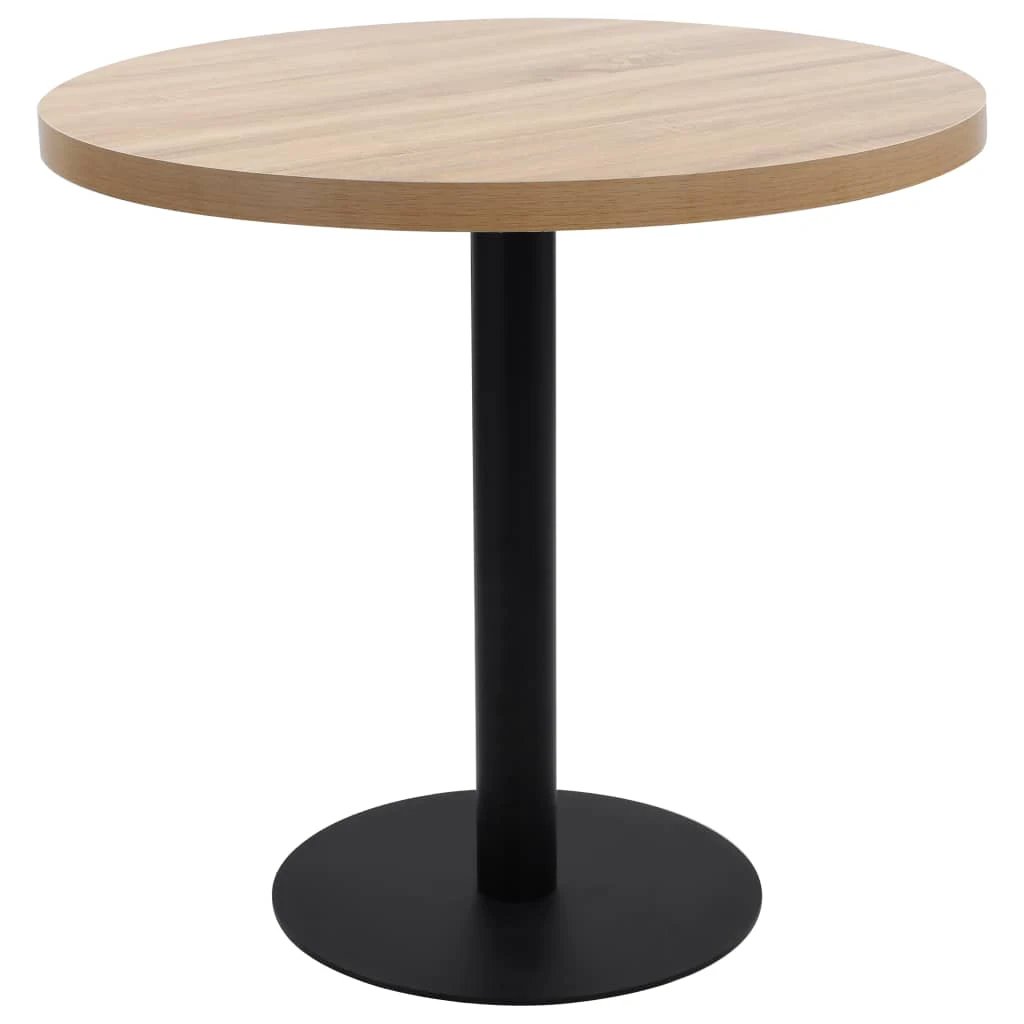 vidaXL Bistro Table Light Brown 40 cm MDF by vidaXL