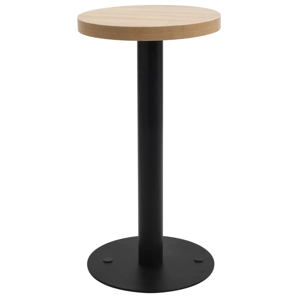 vidaXL Bistro Table Light Brown 40 cm MDF by vidaXL