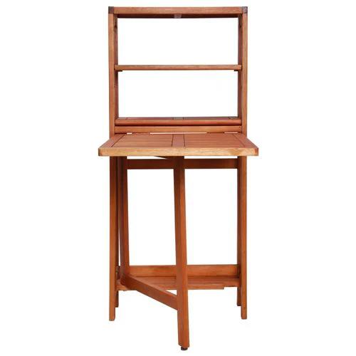 vidaXL 3 Piece Folding Bistro Set Solid Acacia Wood by vidaXL