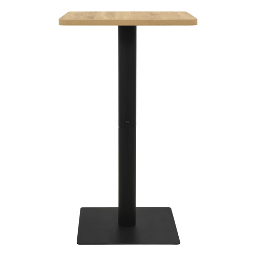 vidaXL Bistro Table Oak Colour 70x70x107 cm by vidaXL